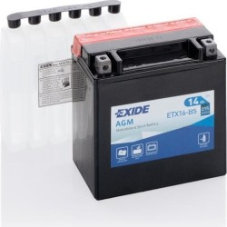 Bateria de mota Exide ETX16-BS 12V 14Ah 215A AGM - 1
